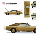 Dodge įkroviklio 1968 specifikacijos