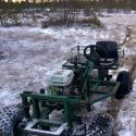 A snowmobile from a walk-behind tractor: how to make it yourself A homemade snowmobile on wheels with your own hands